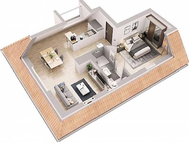 Appartement Amiens 2 pièces LES PATIOS DE JULES