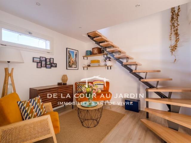 Appartement atypique avec terrasse cachée à Saint Jean 35m² Lyon 5ème
