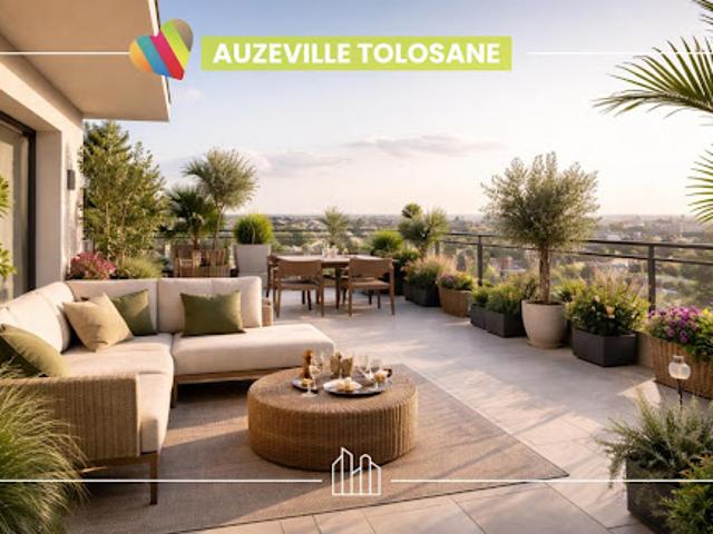 Appartement Auzeville Tolosane 3 pièces DOMAINE ROSSIGNOL PROCHE VILLE