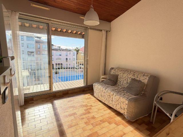 Appartement avec piscine 25m2 Centre Port du Cap d’Agde