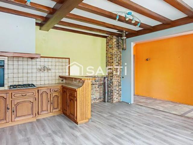 Appartement avec potentiel rez de jardin