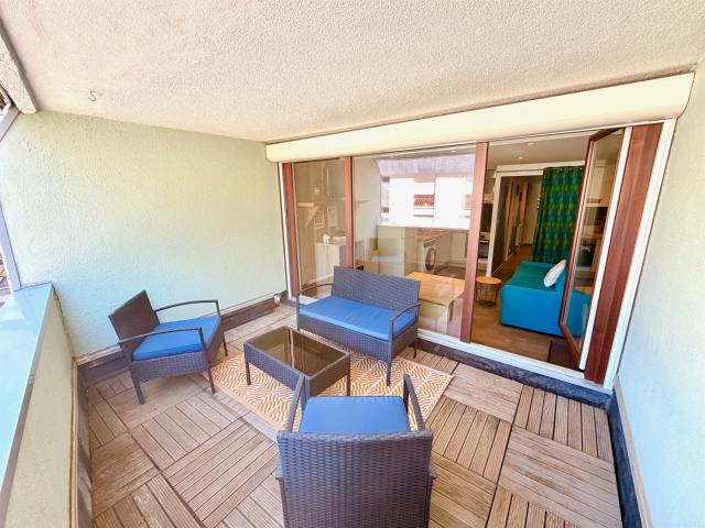 Appartement avec terrasse, parking et casier à skis La Mongi. 26m² Antist
