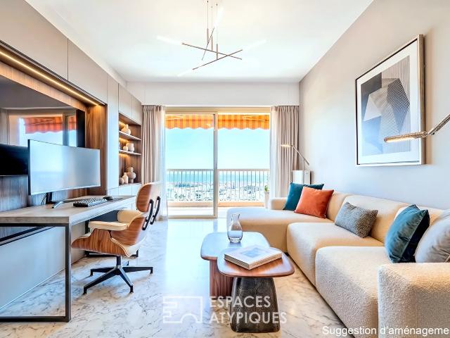 Appartement Beaulieu sur Mer vue mer panoramique 74m² Beaulieu sur Mer