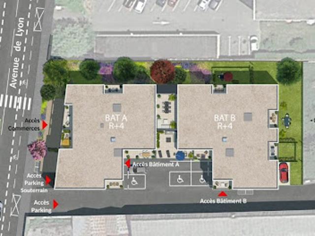 Appartement Bourg en Bresse 4 pièces Les Balcons d'Annie