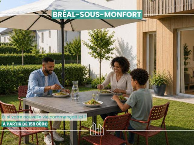 Appartement Bréal sous Montfort 3 pièces RÉSIDENCE NOÉLIE PROX COMMODITÉS