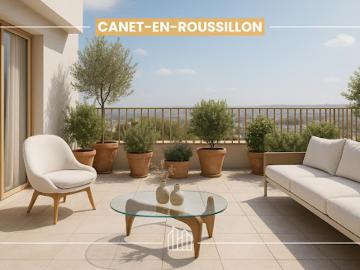 Appartement Canet en Roussillon 4 pièces RÉSIDENCE MAYA PROX COMMODITÉS
