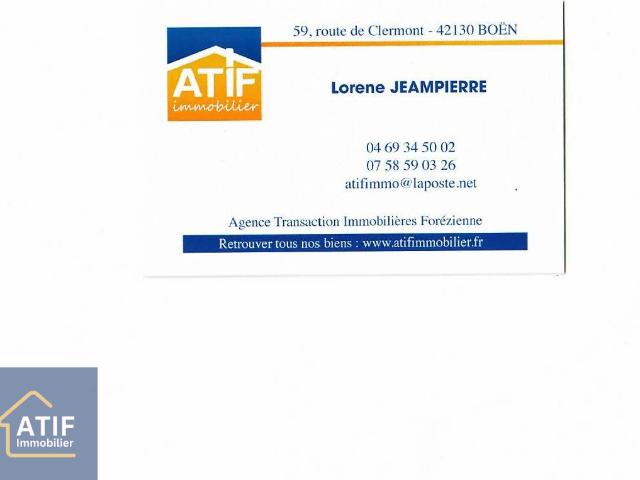 Appartement centre de Boën 47 m2