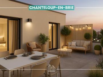 Appartement Chanteloup en Brie 2 pièces RÉSIDENCE GABRIEL PROX PARCS