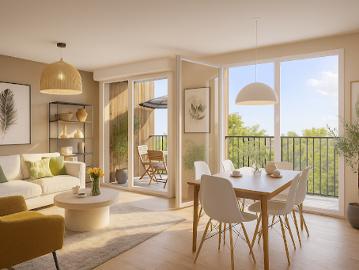Appartement Chantepie 2 pièces La saule blanc
