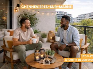 Appartement Chennevieres sur marne 3 pièces RÉSIDENCE JULIO PROX ÉCOLES