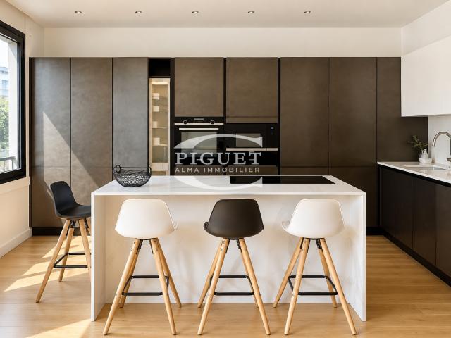 APPARTEMENT CONTEMPORAIN AVEC TERRASSE, À PROXIMITÉ DU TROCADÉROCatherine PiguetAlma Immobilier