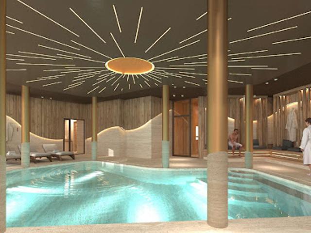 Appartement contemporain avec terrasse et piscine