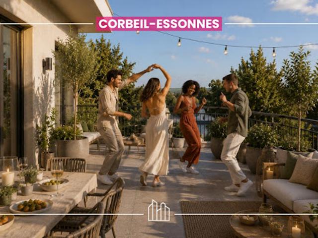 Appartement Corbeil Essonnes 3 pièces RÉSIDENCE GUSTAVE PROX COMMERCE