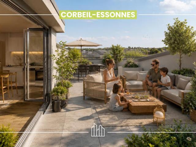 Appartement Corbeil Essonnes 4 pièces RÉSIDENCE FAYETTE PROX PARC