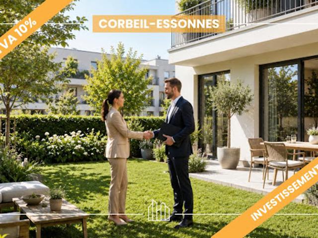 Appartement Corbeil Essonnes 4 pièces RÉSIDENCE INVESTISSEUR TVA 10%