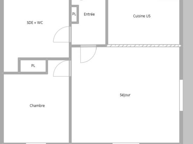 Appartement Courbevoie 2 pièce s 46 m2