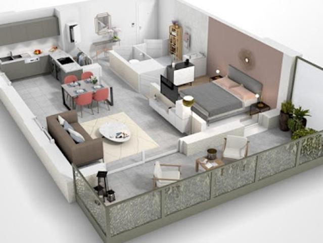 Appartement Claix 2 pièces Claix coeur de ville