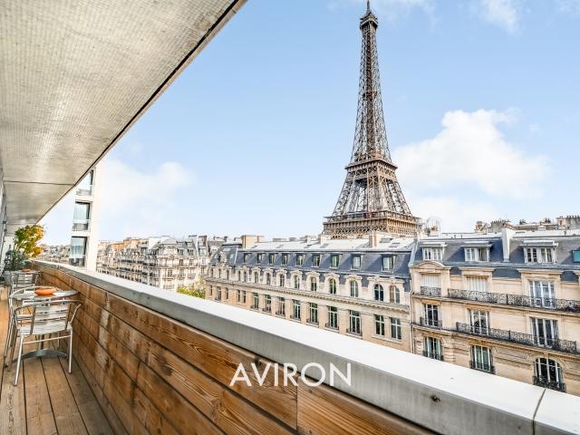 Appartement d’exception avec vues imprenables sur la Tour Eiffel