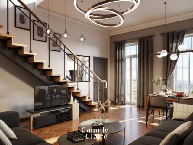 Appartement dans immeuble bourgeois Haussmannien sur Marseil