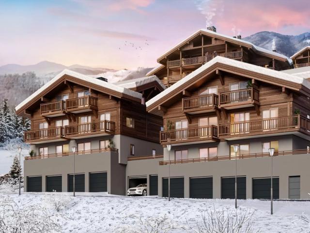 Appartement dans un chalet neuf au pied des pistes et remont. 85m² Saint Jean d'Aulps