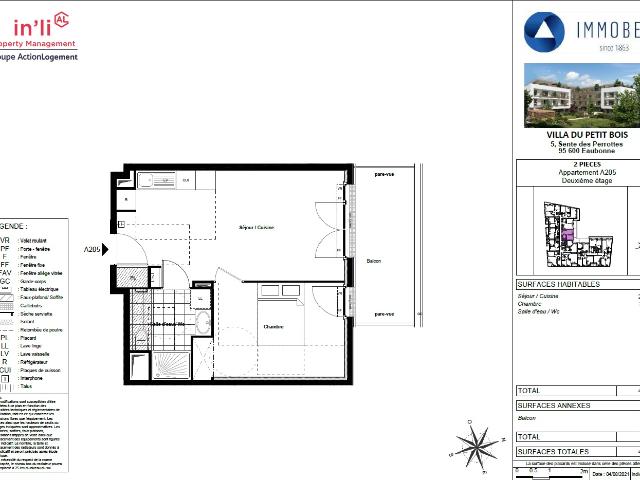 Appartement de 40.3 m² à EAUBONNE