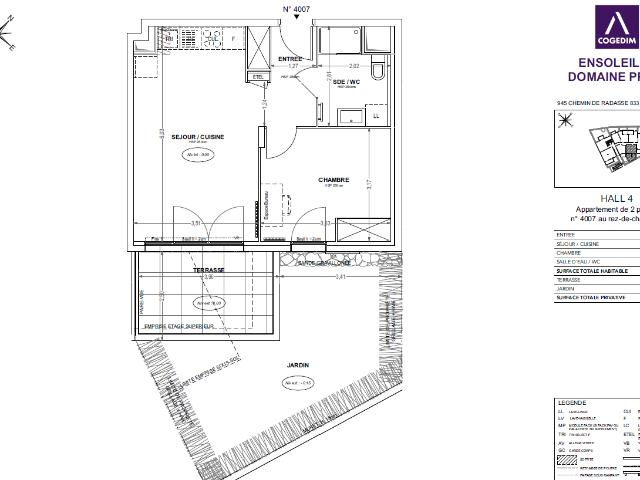 Appartement de 41.1 m² à COGOLIN