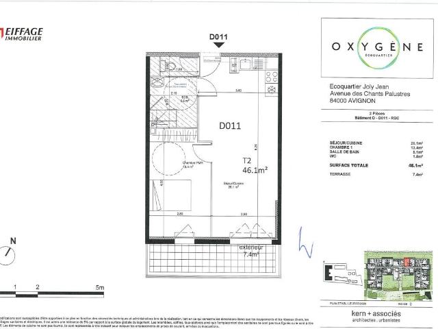 Appartement de 46.1 m² à AVIGNON