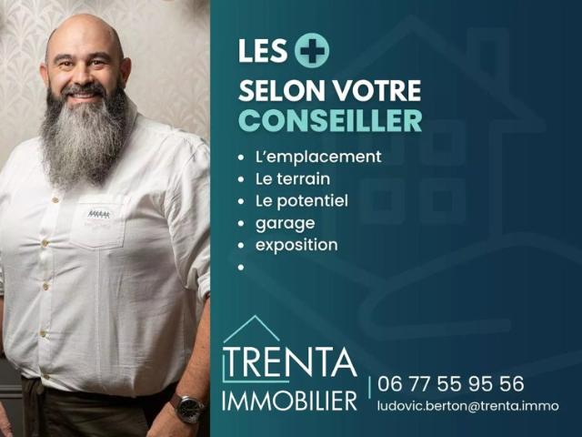 Appartement de 4 pièces à vendre sur la commune de Tullins avec garage