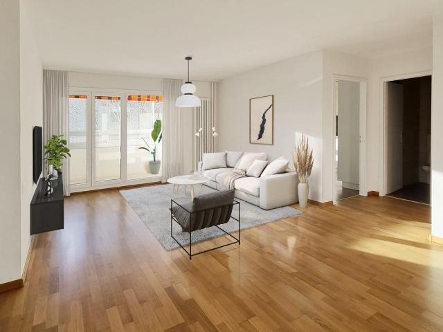 Appartement de 4 pièces avec une belle vue dégagée.