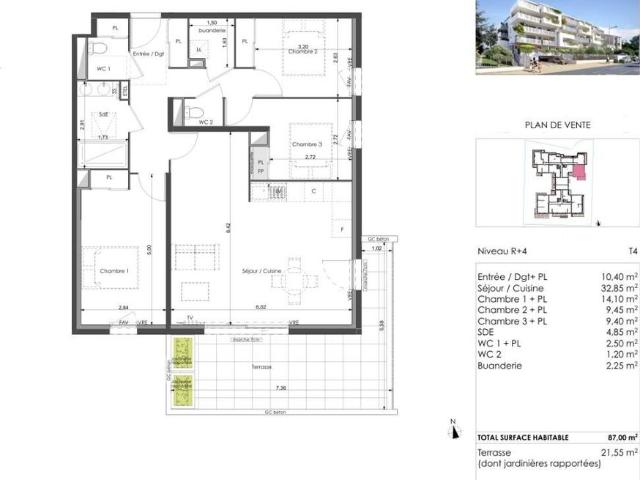 Appartement de 4 pièces de luxe en vente à Sète, Occitanie