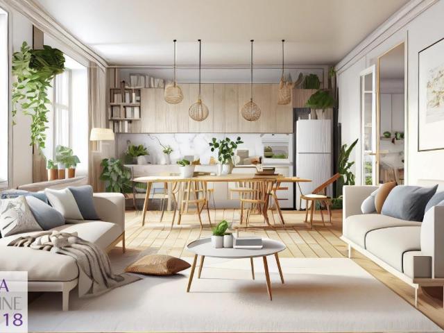 Appartement de 4 pièces. Programme Neuf de 70 m2 à Paris 75018