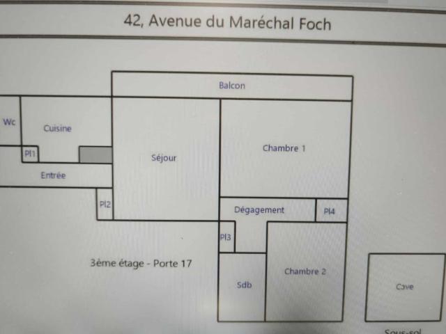 Appartement de 61m2 à louer sur Blois