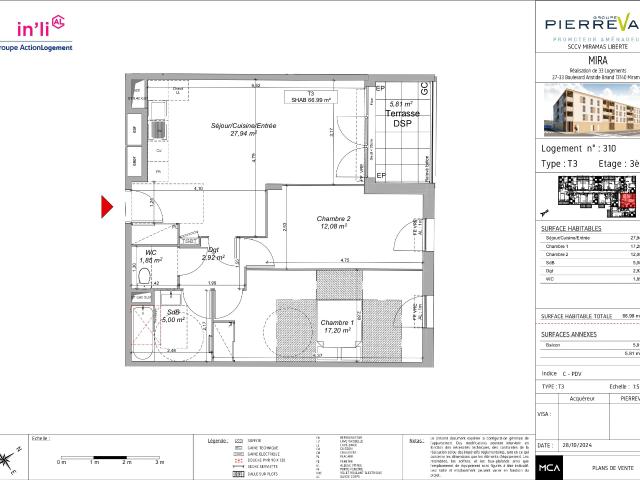 Appartement de 67.56 m² à MIRAMAS