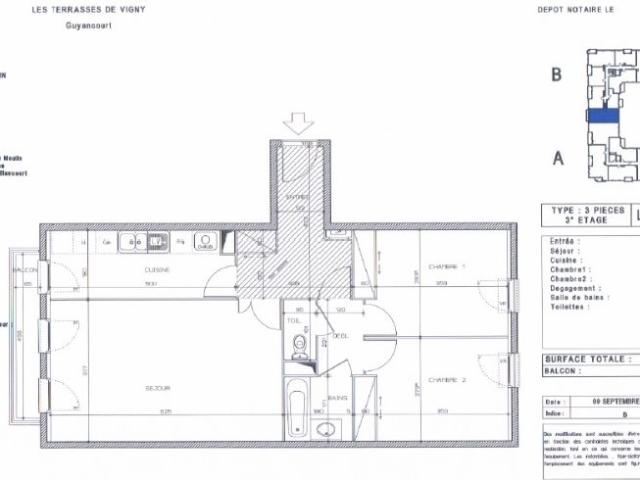 Appartement de 68m2 à louer sur Guyancourt