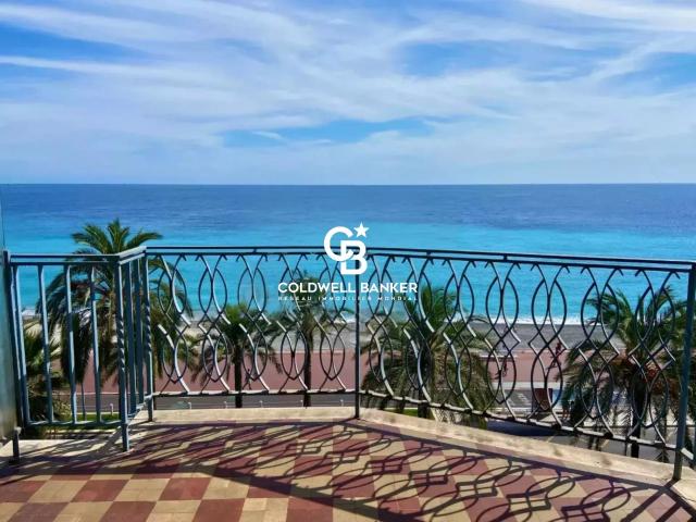 Appartement de 70 m2, traversant avec vue mer panoramique Pr. 70m² Nice