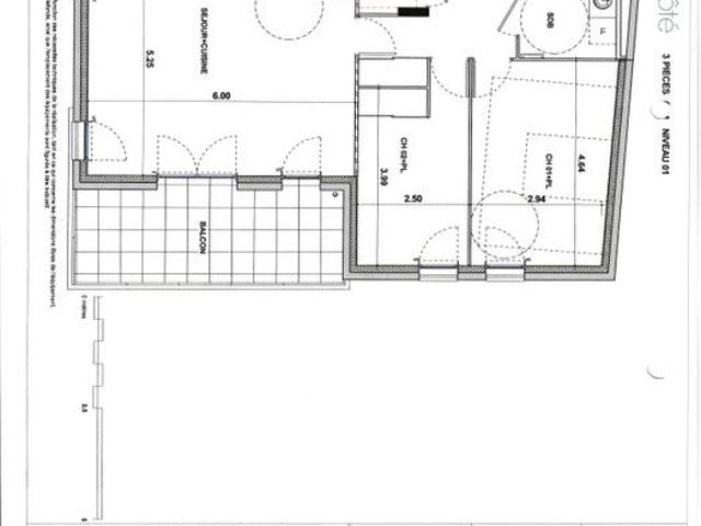 Appartement de 72m2 à louer sur Tassin la Demi Lune