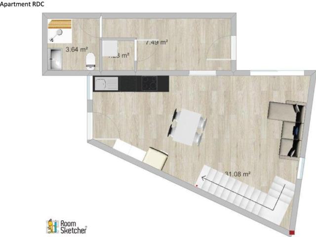 Appartement de 80m2