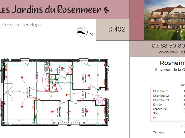 Appartement de 82.2 m² à ROSHEIM