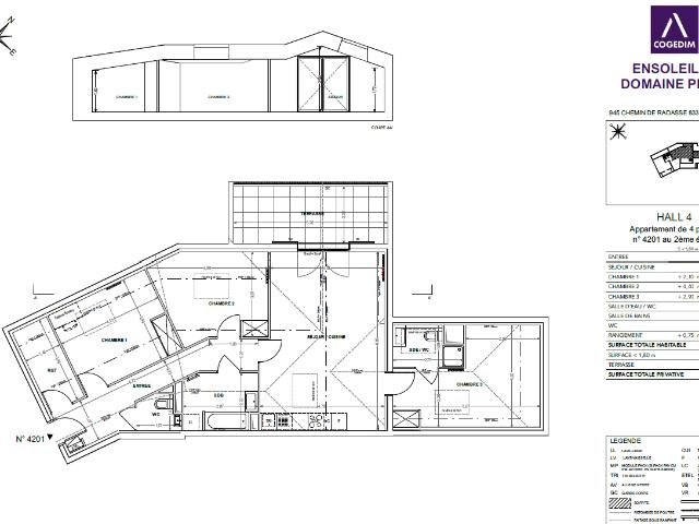 Appartement de 93.05 m² à COGOLIN