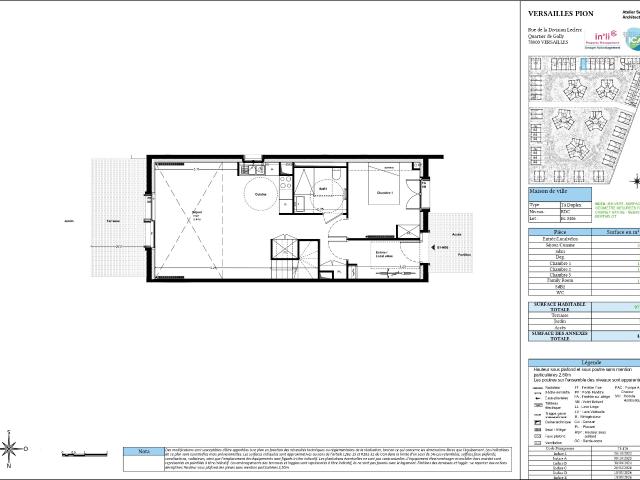 Appartement de 97.95 m² à VERSAILLES