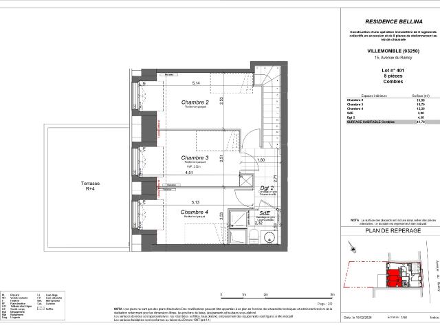 Appartement de 103.7 m² à VILLEMOMBLE
