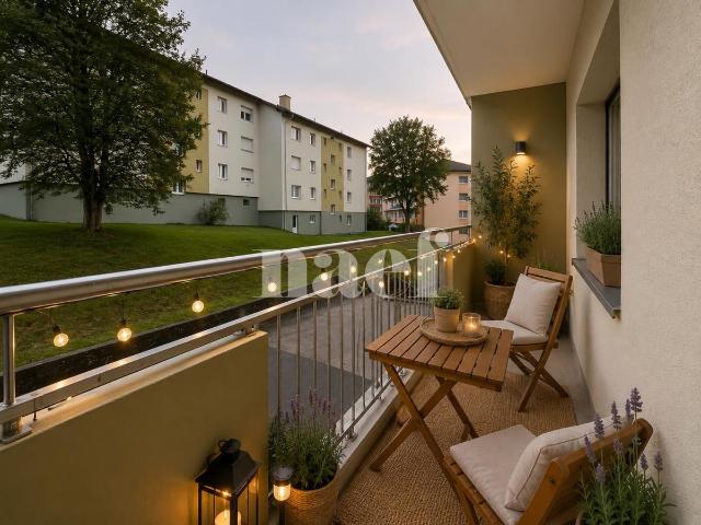 Appartement de 3 pièces dans un quartier apprécié