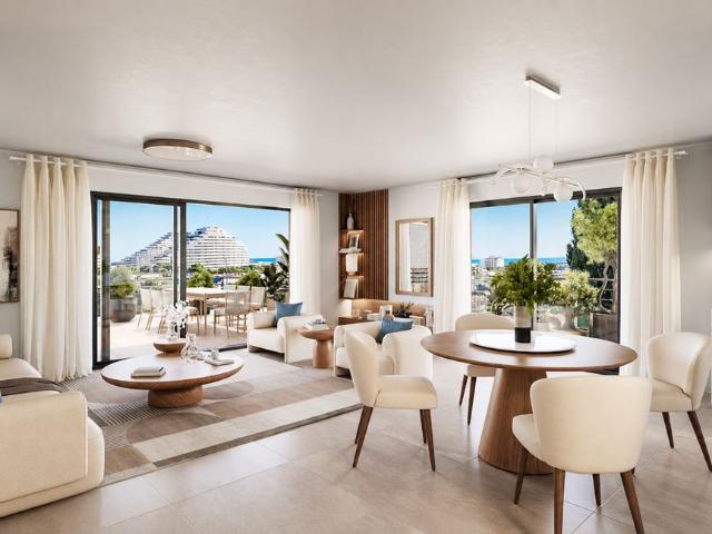 Appartement de luxe de 3 pièces en vente à Villeneuve Loubet, France