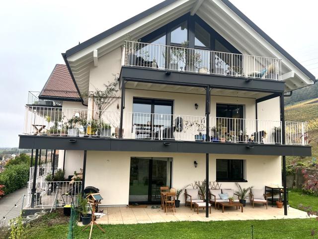 Appartement de 3,5 pièces avec balcon et jardin