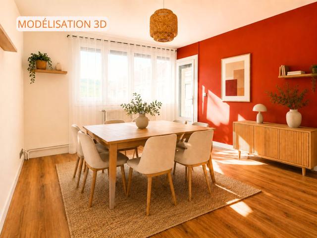 Appartement de type 4 balcon avec vue dégagée rénovation. 71m² Beaune