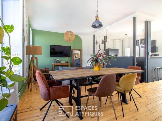 Appartement de charme avec terrasse et vue sur le port