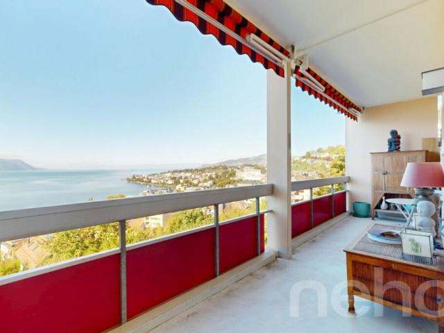 Appartement de grand standing avec vue Lac panoramique à Montreux