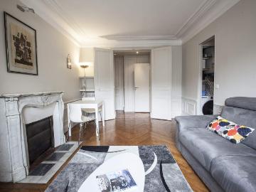 Appartement de luxe avec 1 chambre dans le 8ème arrondissement de Paris, 75008: 45 m² — #4341