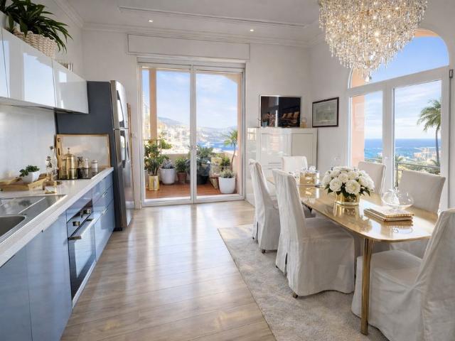 Appartement de luxe de 2 chambres en vente à Beausoleil, Provence Alpes Côte d'Azur