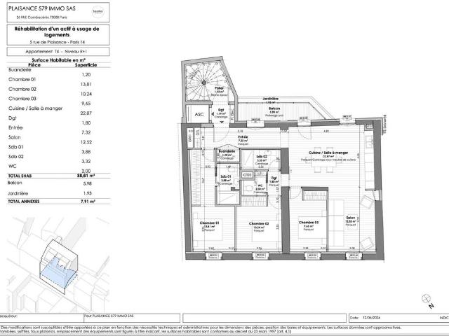 Appartement de prestige en vente Montparnasse, Alésia, Montsouris, France